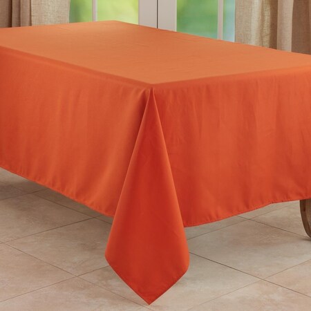 Saro 65 x 120 in. Casual Design Everyday Oblong Tablecloth, Pink 321.PM65120B